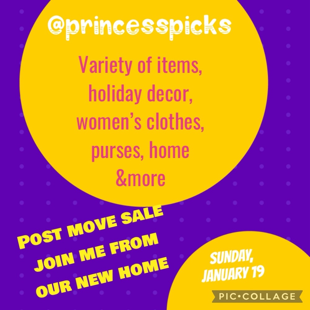 Unlisted closet clearout LIVE Sunday, 1/19 Variety of items and sizes